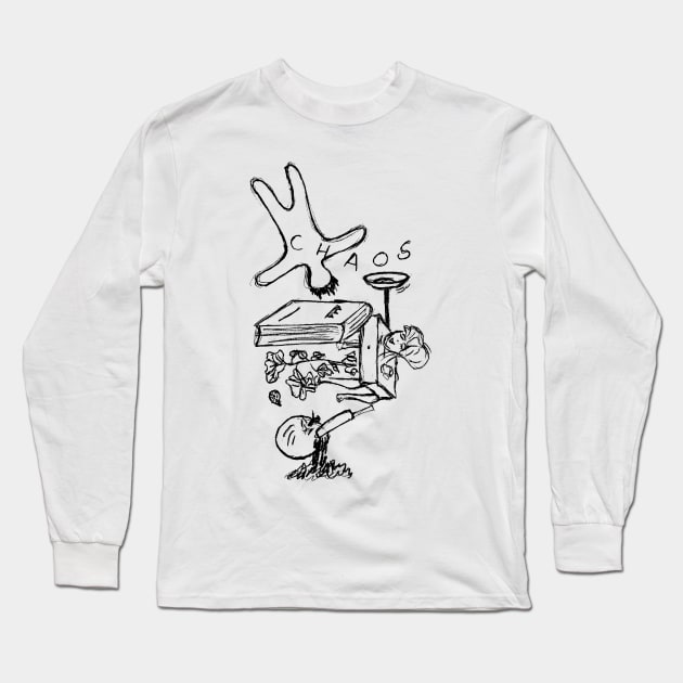 Chaos Long Sleeve T-Shirt by Ancsi